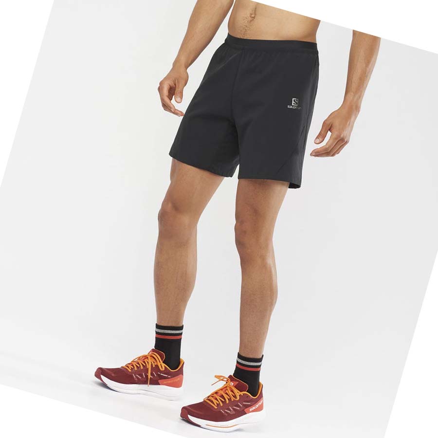 Bermudas Salomon CROSS 7'' Hombre Negros | MX 3163HAP